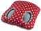 Leschi Fußwärmer | 36855 | Square (wärmt die Füße) Farbe: Polka dot rot/Nebel