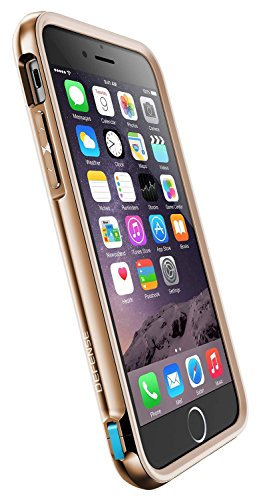 X-Doria Defense Hülle für das iPhone 6s Plus und iPhone 6 Plus (Defense Lux), hochwertige fallgetestete iPhone Hülle, TPU & Aluminium Premium-Schutzhülle, Brauner Kroko