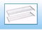 Scolapiatti In Ferro Plastificato Bianco Ad Incasso Due Moduli In Filo 86cm- 1 Pezzo