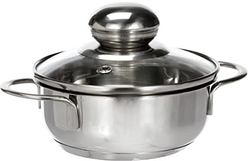 Krüger Karl Edelstahl Bratentopf Saturn, 12 cm