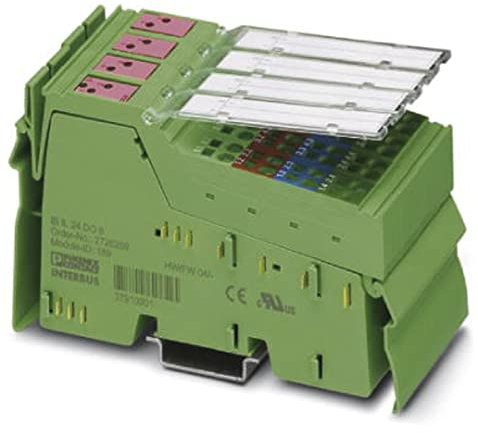 IB IL 24 DO 8-PAC Inline, Digital Output Terminal, Digital Outputs 8, 24 V DC, 500 mA, Connection Technology 4-Wire, Transmission Speed in Local Bus 500 kbps, Includes Inline Plugs