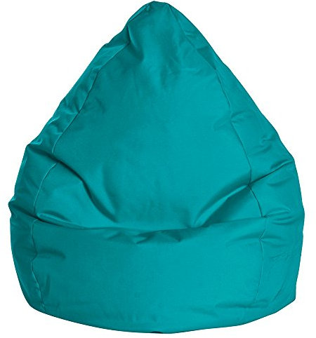 MAGMA Sitting Point only by BeanBag Brava L Sitzsack, ca. 70x90cm, großer Sitzsessel, Lounge-Sessel, Hülle bei 30°C waschbar, Made in Germany, Petrol