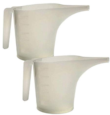 Norpro Plastic Measuring Funnel Pitcher, 2 Cup Capacity (Pack of 2)