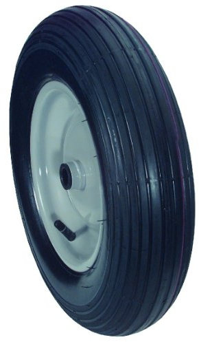 Air 400 x 100 4PR Jante en acier avec rouleau Roulement de Roue pour brouette givrée