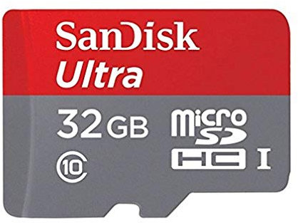 SanDisk Ultra Imaging microSDHC 32GB bis zu 80 MB/Sek Class 10 Speicherkarte + SD-Adapter