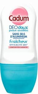 Cadum - Déodorant Femme Bille Sans Sels d'Aluminium Fraîcheur - 50 ml Lot de 3