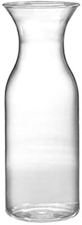 Unbreakable Polycarbonate Wine Carafe 35oz / 1 Litre - Plastic Reusable Wine Decanter