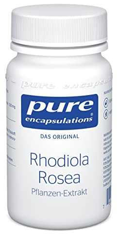 Pure Encapsulations - Rhodiola Rosea - Hochwertiger Rosenwurz-Extrakt - Standardisiert auf Rosavine und Salidroside - 90 vegetarische Kapseln