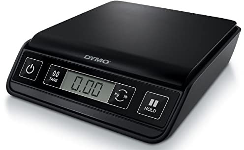 DYMO M1 Paketwaage | bis zu 1 kg | USB Briefwaage mit LCD-Bildschirm | 20 cm x 20 cm