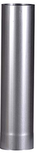 FIREFIX A110/5 FAL Ofenrohr, Länge 500 mm, ø 110 mm - Ofenrohre aus Stahlblech, 0,6 mm stark, innenliegend gemufft, Längen lasergeschweißt, Silber