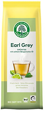 Lebensbaum Grüntee Lose - Earl Grey, 50 g