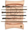 The Noble Collection Harry Potter Dumbledore's Army Wand Collection - Set of 6 Prop Replica Wands on 17in (44cm) Resin Scroll Display - Officially Licensed Film Set Movie Props Gifts