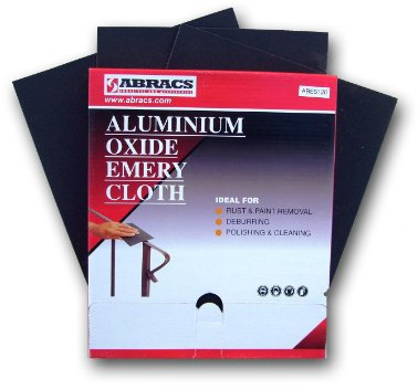 Connect 32154 Abracs Emery Sheets P120 25pc