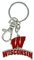 aminco NCAA Unisex NCAA Schwergewicht Schlüsselanhänger, Unisex, rot, Einheitsgröße