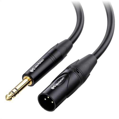 Cable Matters25 Ft 6.25 TRS to XLR Male to Male Cable