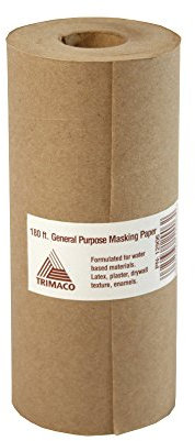 Trimaco 15,2 cm x 55 m, braunes Allzweck-Krepppapier