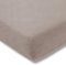ESTELLA Spannbetttuch Samt Velours | Kiesel | Frottee | 150x200 cm | passend für Matratzen 140-160 cm (Breite) x 200 cm (Länge) | trocknerfest und bügelfrei | 80% Baumwolle 20% Polyester