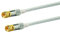 SCHWAIGER SAT-Empfängerkabel (110dB, F-Stecker, 10 m) transparent KVCHD100 532