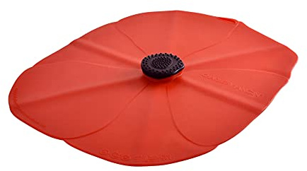Charles Viancin - Poppy Oblong Silikon-Deckel für die Aufbewahrung von Lebensmitteln - 35x25cm - BPA-frei - Backofen, Mikrowelle, Gefrierschrank, Herd und Geschirrspüler sicher