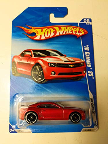 Hot Wheels 2010 Camaro SS Rot # 06/10 HW Garage, 1:64 Scale Auto, Kind, 5 inches, 7 inches, 2 inches