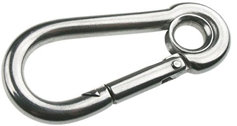 ARBO-INOX Karabinerhaken Karabiner geschlossenes Auge 10 x 100mm
