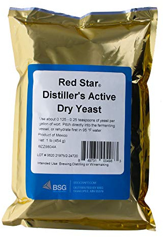 Red Star Dady 9804 Distillers Active Dry Yeast, 1lb