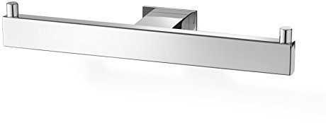 ZACK 40022 LINEA Doppel-Toilettenpapierhalter, Edelstahl hochglänzend