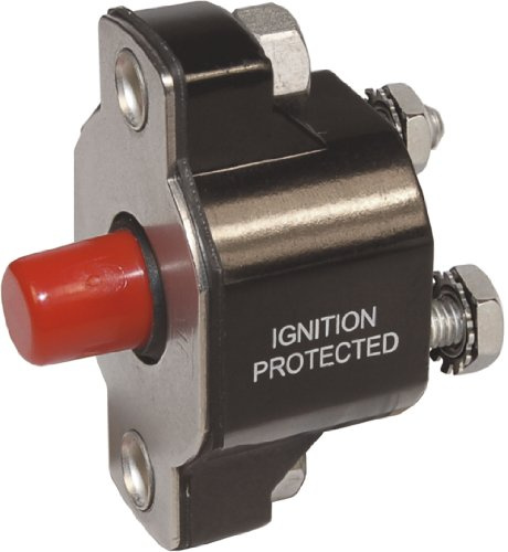 Blue Sea Systems-2140 Circuit Breaker MD P.Button 30A, Blue/sea