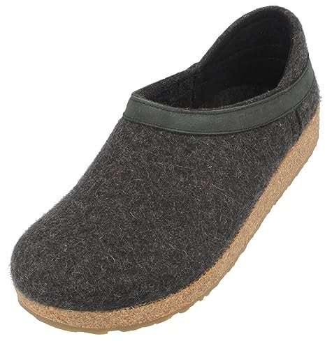 HAFLINGER Herren Grizzly Buffalo LederNiedrige Hausschuhe