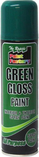Green Gloss Spray Paint Interior & Exterior 250ml Can