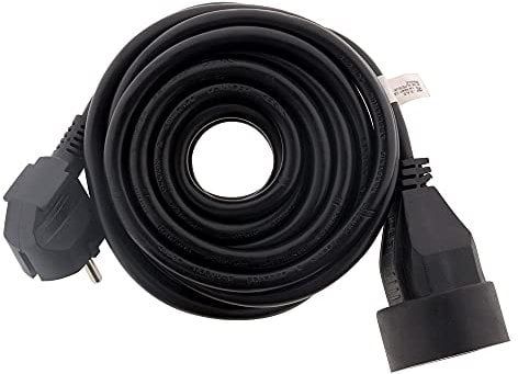 Verlängerungskabel 16A 2P+T – Schwarz – 5 m