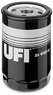 UFI Filters, Filtro Olio 23.440.00, Filtro Olio per Ricambio, Adatto a Moto, Applicabile su Diversi Modelli Chrysler, Ford e Ford USA, Jeep, Mazda e Mercury USA