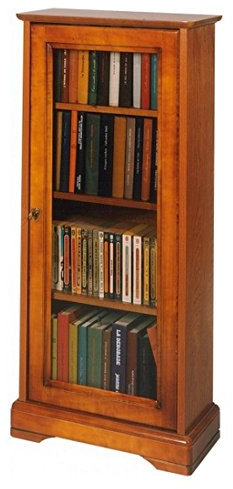 ACTUAL DIFFUSION 6705PE Alsace Vitrine avec Porte Bois 22 x 49 x 105,5 cm