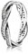 PANDORA Damen-Ring 925 Sterling Silber Zirkonia weiß Gr.54 (17.2) 190892CZ-54