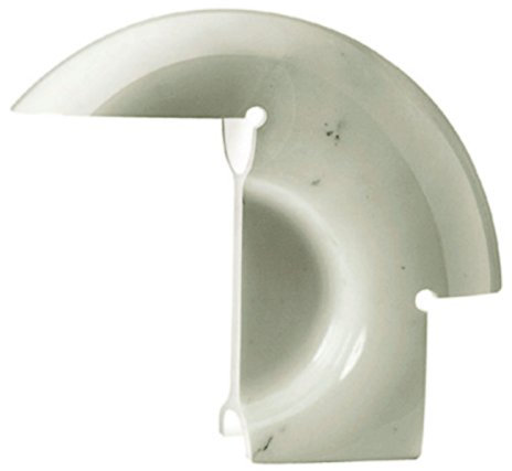 Flos Biagio Tischleuchte aus einem ausgehöhlten Carrara-Marmorblock, Maße: 38,5cm x 34,5cm x 13cm, F0700000