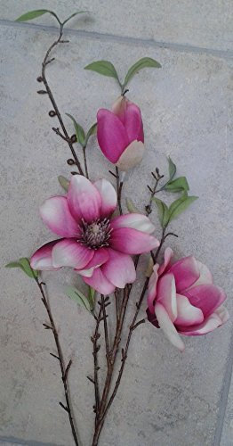 Unbekannt Seidenblume Magnolie pink 93 cm, Musterstück, stark reduziert