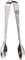 Elegance Silber 86241 Zuckerzange, versilbert, 4–1/5,1 cm