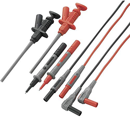 Voltcraft Sicherheits-Messleitungs-Set 1.20m Schwarz, Rot MS-6