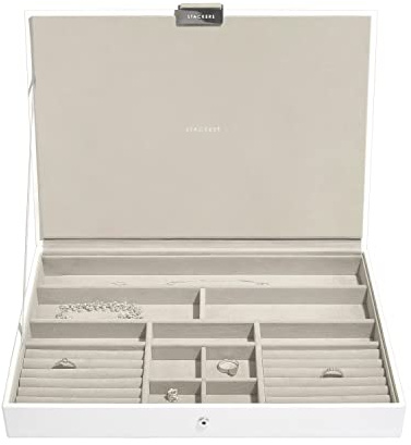 Stackers White Supersize Jewellery Box Lid