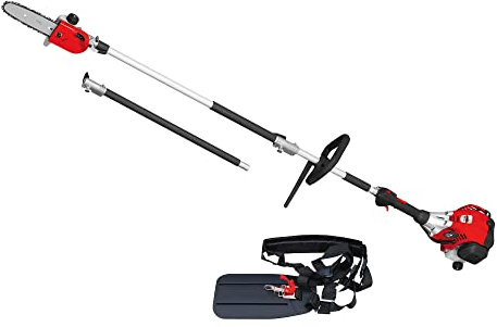 Grizzly BKS 25 L Long Reach Extendable Petrol Chainsaw Polesaw Saw