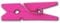 LWR CRAFTS Mini pinces à linge en bois 15 couleurs 100 par paquet 1 2,5 cm (rose vif)