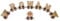 Buchstabenzug Holz Name - Set 5 Buchstaben Namen (kostenfreie Loc, Waggon) | Fun World Toys® namenszug holzbuchstaben