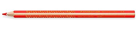 STAEDTLER - Bleistift, Rot, 1 Stück (1 Stück) (Noris Club 1284)
