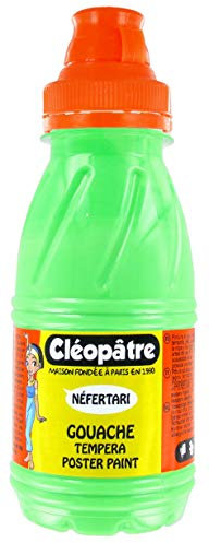 Cléopâtre Vernici a Effetto Nefertari Guazzo, Verde Fluo, 24 x 13 x 16 cm