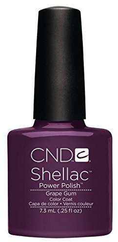 CND Shellac Power Polish - Summer Splash Collection - Grape Gum - 0.25oz / 7.3ml by CND Nail Products