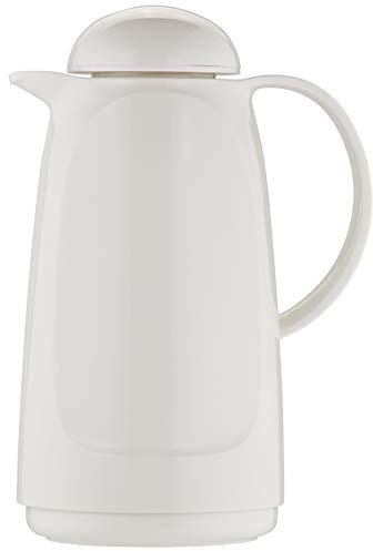 Helios Isolierkanne Relax, 1,0 Liter, Kunststoff, weiß, Drehverschluss
