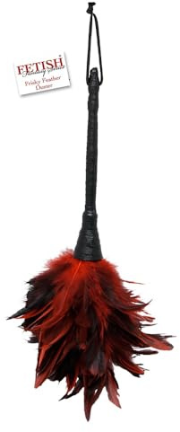 Pipedream Fetish Fantasy Series Frisky Feather Duster, Red & Black, 35,6 cm