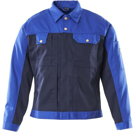 Mascot Unisex Capri Work jacket Capri Size C58 in white/marine blue