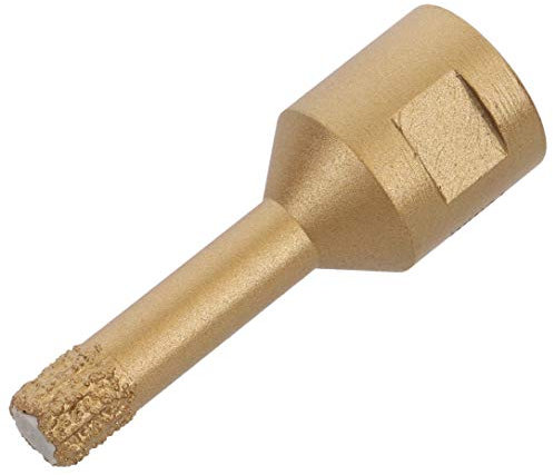 PRODIAMANT broca profesional para azulejos 10 mm x M14 broca de diamante amoladora angular para la perforación en seco en gres fino, azulejos de pared y piedra natural