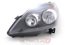 Johns, Scheinwerfer Halogen Front passend für Opel Zafira B 07/2005-01/2008 H7 H1 Links